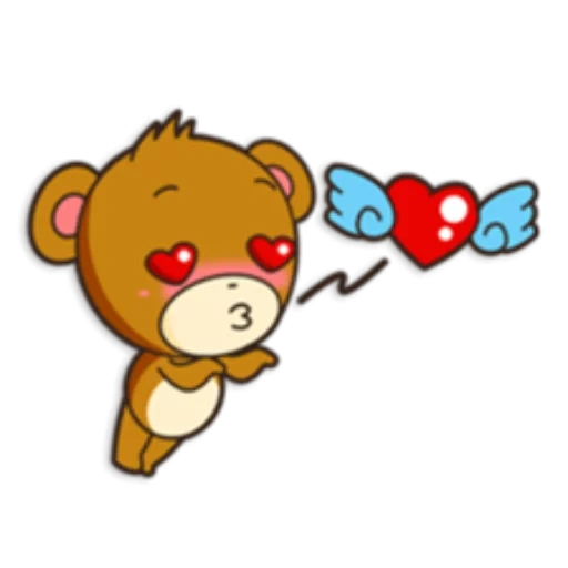 mishki, little bear, brown bear, little bear is lovely and loving, lirakuma chicken