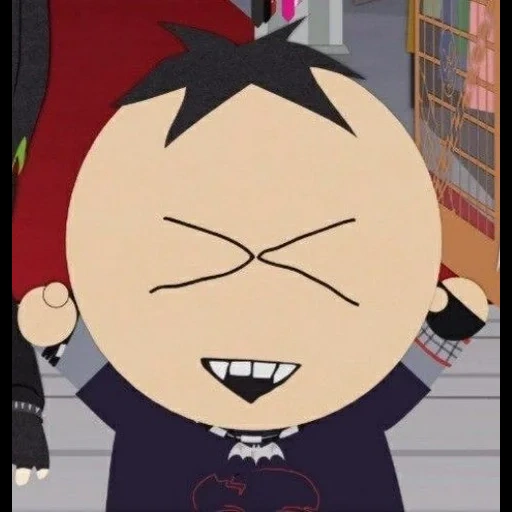 ragazzo, butters goth, south park butters, south park vampire mike, saus park butterrse vampire