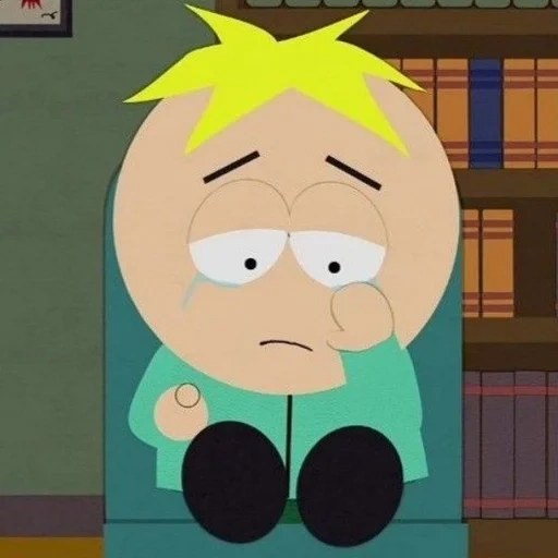 butters is crying, saus park butters, southern park batters, butters ostchak glasses, south park batters shram