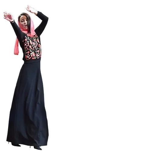 fashionable clothes, dress style, the clothes are very fashionable, muslim dress, muslim gown