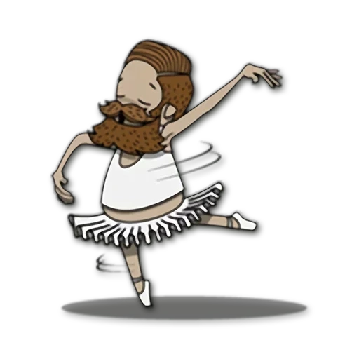 girl, human, let's dance, life, a sketch the logo illustration