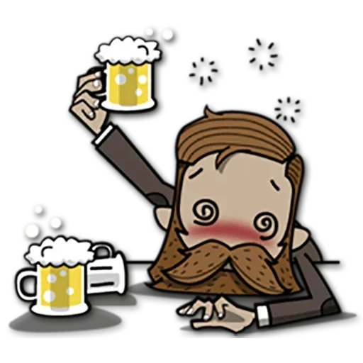 beard, people, klipat beer