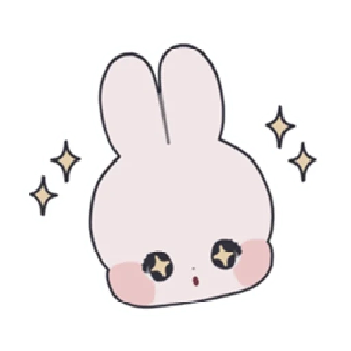 bunny, rabbit, line bunny, emoji rabbit, cute drawings