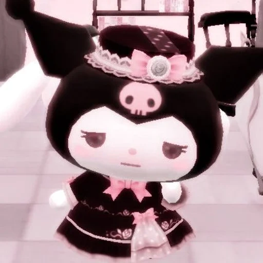 gatito, kitti kuromi, kuromi melody, kuromi tomototoru, hallow kitty kuromi