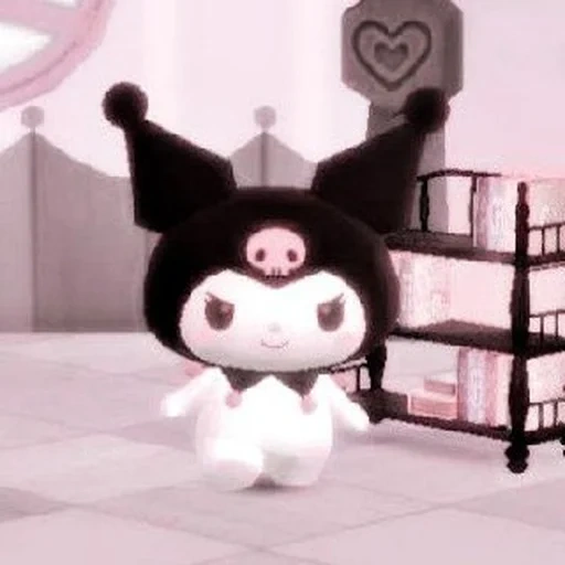 kuromi, jouets, chaton de riz noir, tomotoru kuromi, my melody and kuromi games