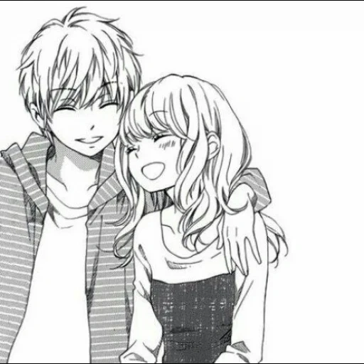 manga of a couple, a pair of manga, anime couples, anime pairs of manga, drawings of anime pair