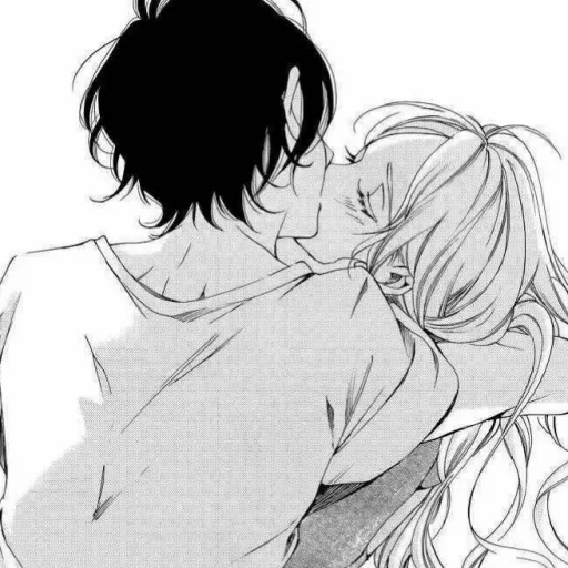 manga of a couple, anime couples, anime manga, manga embrace, anime pairs of manga