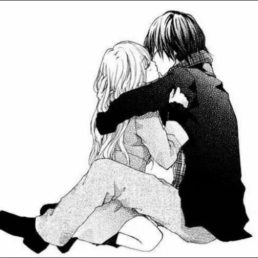 anime couples, anime manga, anime pair of vib, anime hugs, anime pairs of manga