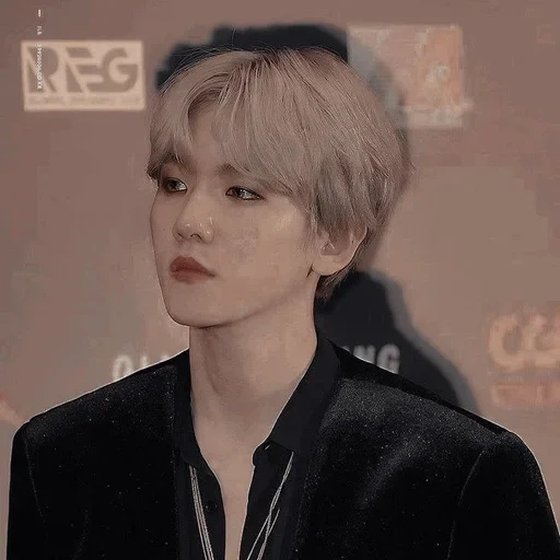 gli asiatici, long bing, qi ming bts, baekhyun exo, qi min bianco e nero