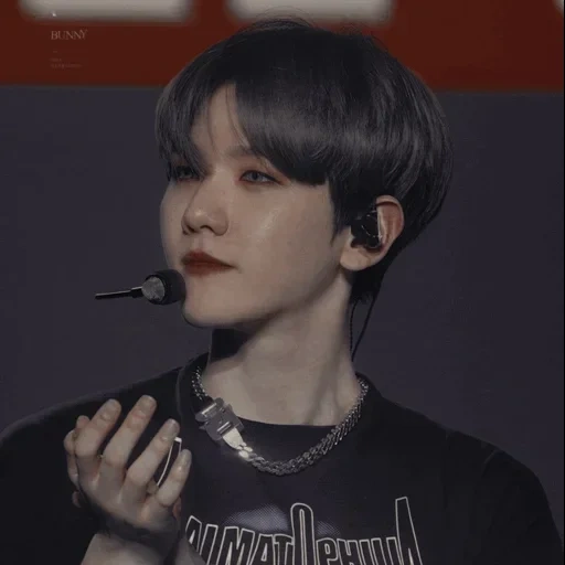 qi myung, park chang-yeong, zheng zhongguo, exo baekhyun, superm 100 style baekhyun