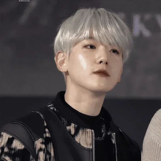 park chang-yeong, baekhyun exo, baekhyun 2020, ragazza byung baek hyun, baekhyun white hair