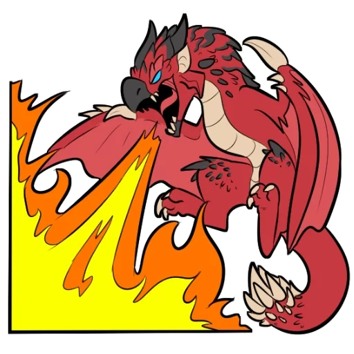 аниме, dragon, дракон, дракон огне, драконы kogotsuchidark
