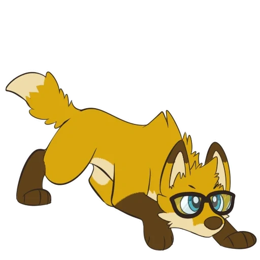 fox, animation, anime dog, skylar martin, a dog with two tails