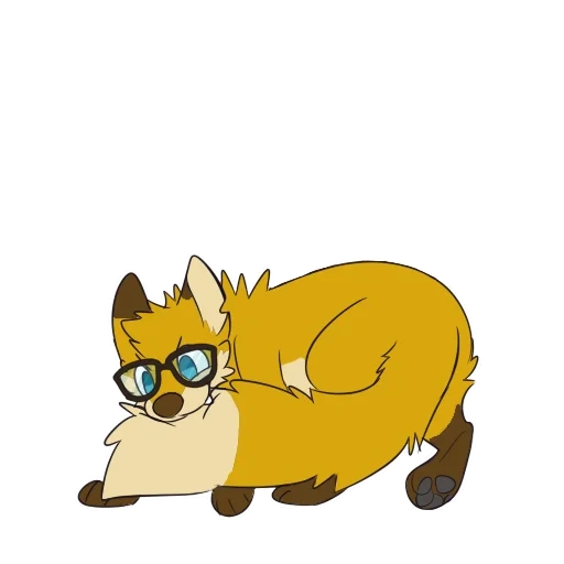 fox, animation, corgi, people, the fox is cut out