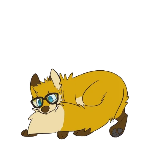 fuchs, anime, corgi, mensch, fuchs ausgeschnitten