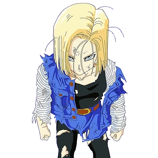 android 18, android n18, personagens de anime, dragon pearls, dragão pearl de zet