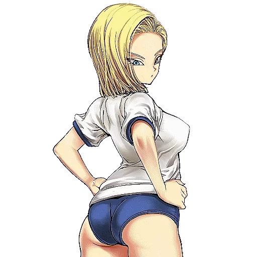 android 18, девушки аниме, драгон бол андроид 18