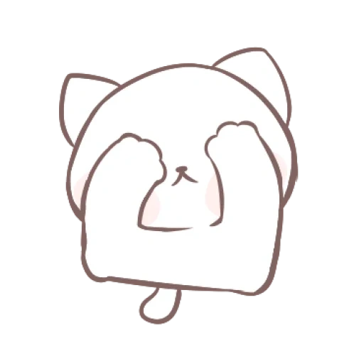 cat, picture, marshmallow, cute drawings, kawaii drawings