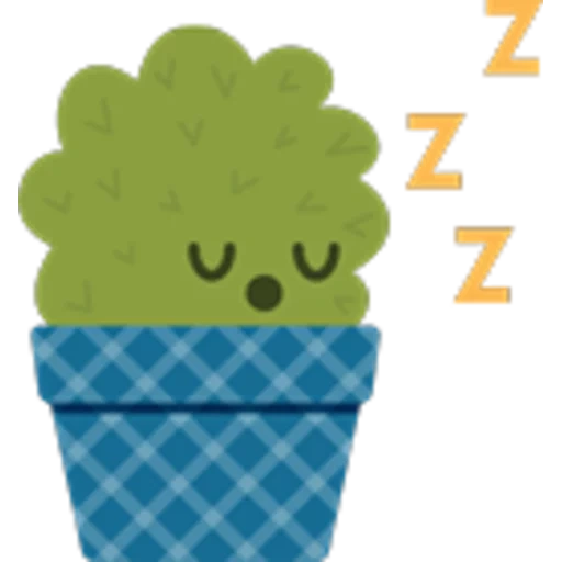 kaktus, kaktus yang lucu, kaktus yang indah, stiker kaktus, kawaii cactus squash