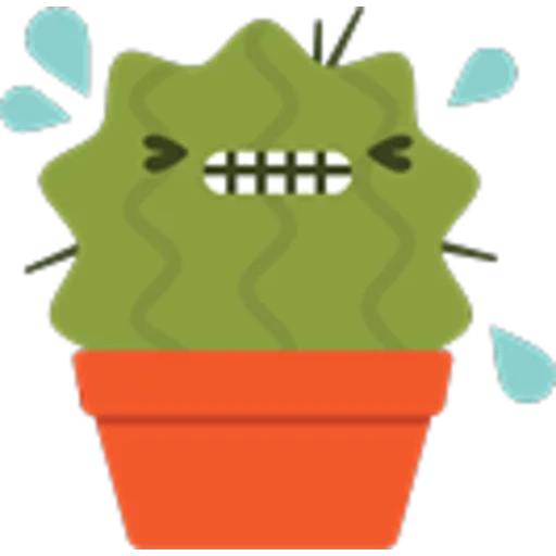 cactus, cactus de estrés, dibujo de cactus, planta de cactus