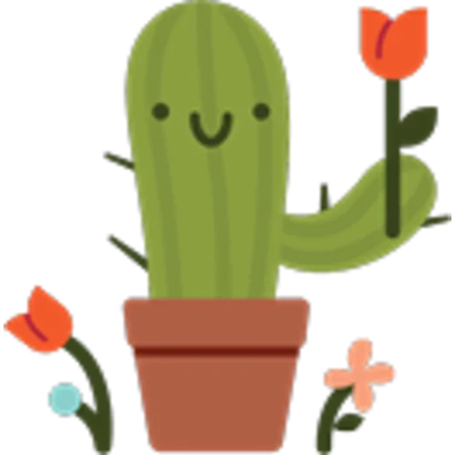 visage de cactus, emoji de cactus, dessin animé du cactus, nopal, pot de cactus smiley