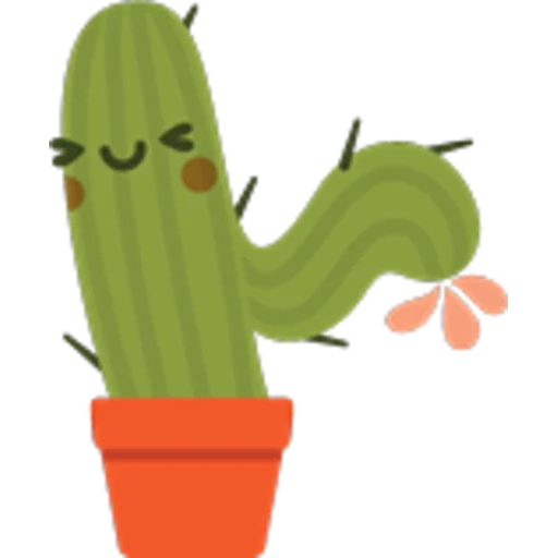 kaktus, kaktus kaktus, kartun kaktus, nopal, cactus smiley pot