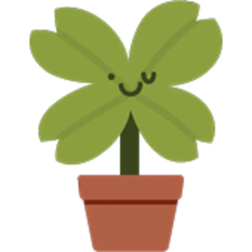 cactus, leaf cactus, foglie di trifoglio, fiori di cactus, un quadrifoglio