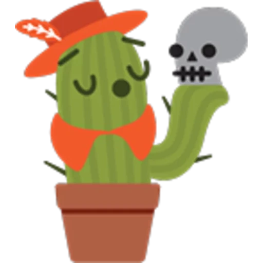 kaktus, kartun kaktus, kartun kaktus, cactus smiley pot