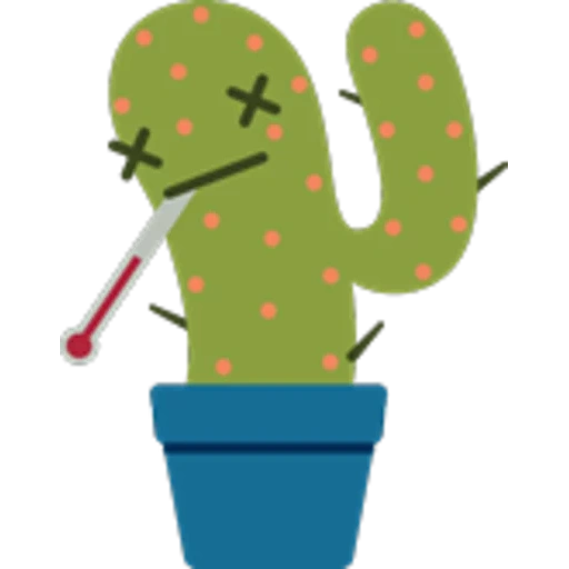cactus, dibujo de cactus, caricatura de cactus, cactus de dibujos animados, ilustración de cactus