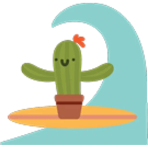 cactus, cactus emoji, caricatura de cactus, cactus de dibujos animados, ilustración de cactus
