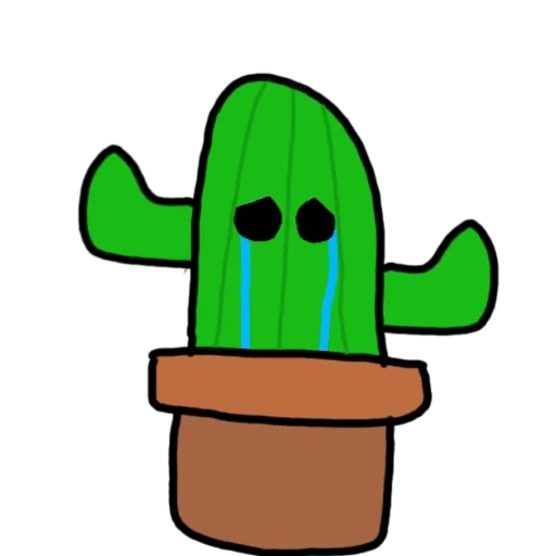 cacto, cacto fofo, cactus de kawai, cactus de kawai, vaso de cacto de kawai