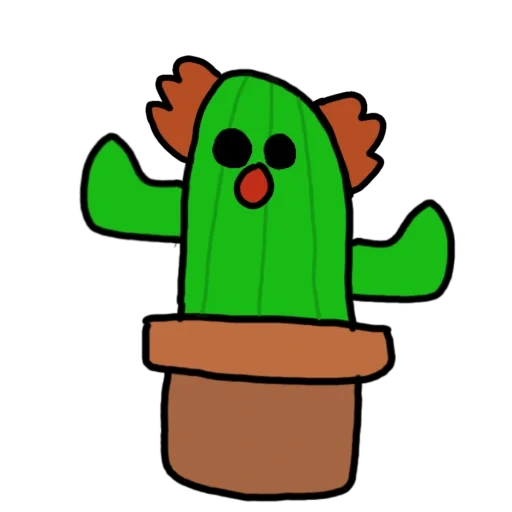 cactus, cactus cawai, motif de cactus, cactus cawai, cactus cawai en pot