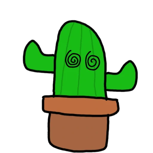 cacto, cacto chibi, cacto careca, cactus de kawai, padrão de cacto