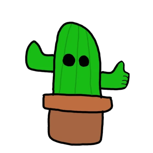 kaktus, kaktus, kaktus kawai, kaktus kawai, tanaman pot kaktus kawai