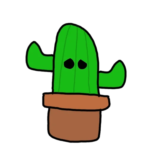 cactus, cactus mignon, cactus mignon, cactus cawai, motif de cactus