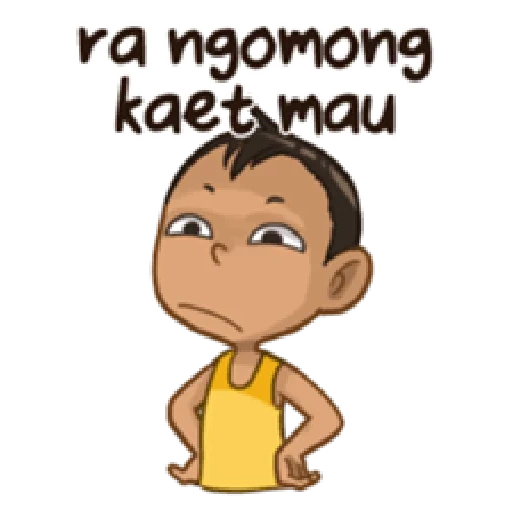 asiatique, emun-as, emoji mem, kartun lucu