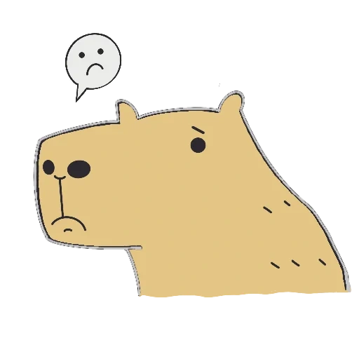 adesivi cappi, adesivi capybara, capybara art, capybara, disegno capybara