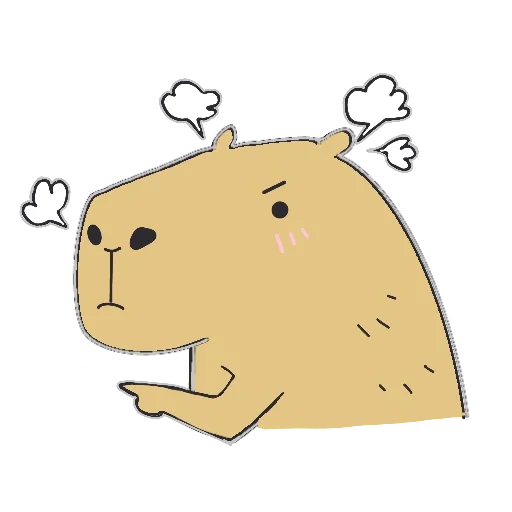 cappi stickers, capybara stickers, stickers telegram, capybara adopt m, stickers