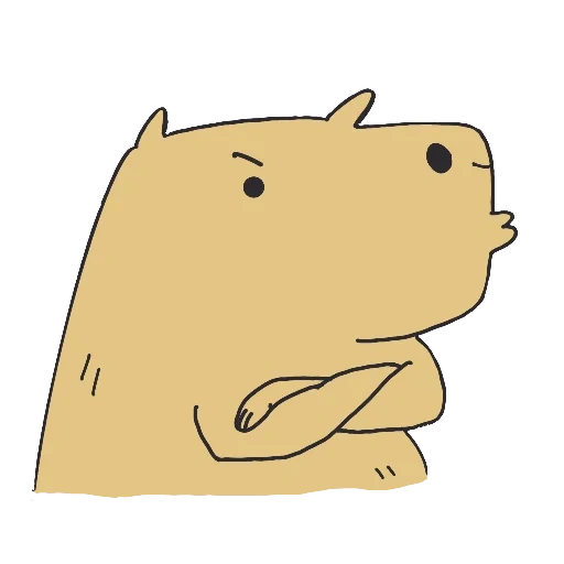 sticker cappi, stiker capybara, stiker, capybara, gambar capybara