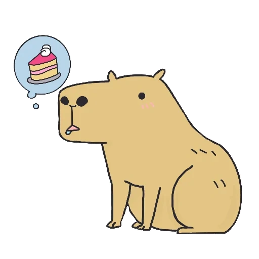 capybara aufkleber, capybara zeichnung, capybars, capibara lieber, capybara sticker vk
