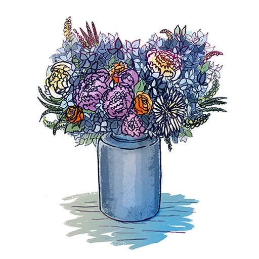 bouquet of flowers, flowers, a bunch of flowers, bouquet of flowers