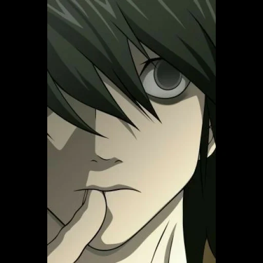 anime, picture, death note, anime characters, l death note