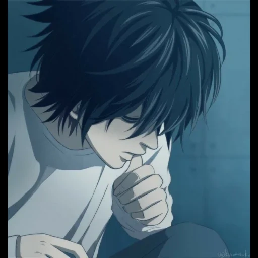 l lawliet, death note, l death note, l note of death, l