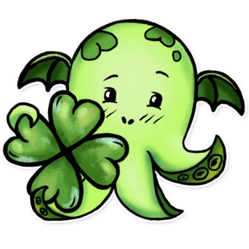 ktulhu, ktulhu emoji, pegatinas ktulhu, llame a cthulhu dark corners la tierra