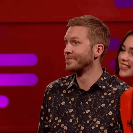 hombre, graham norton show, película 3 días para amar, calvin harris dua lipa, ryan gosling graham show