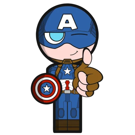 captain, steve rogers, captain america cartoon, chibi captain of marvel america, captain america art cartoon