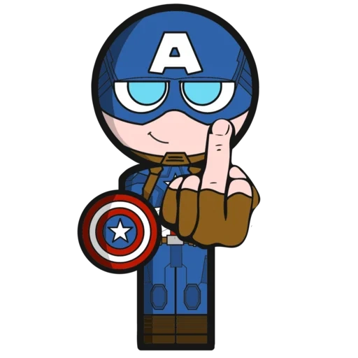 amériques, capitaine, captain america, captain america chibi, marvel captain america chibi