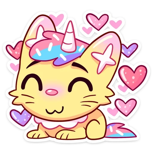 candy cat, stickers chat bonbon, candy cat poopy play time