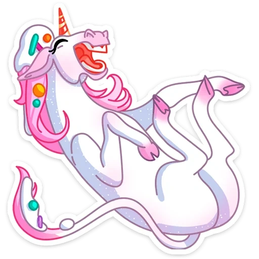 licorne, licorne poney, attelle licorne, motif licorne, pose dynamique de licorne