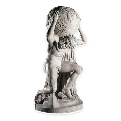 атлант титан статуя, статуэтка афродита гипс, статуэтка атлант италия, греческие статуи атлантов, античная скульптура гермес